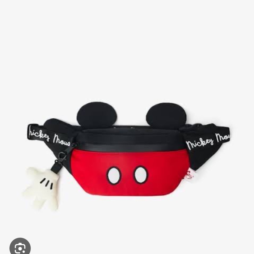Zara Disney Mickey Mouse Red and Black Kids Bag - Picture 4 of 4